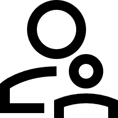 User Supervisor Account Icon from Sharp Line Set