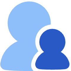 User Supervisor Account Icon from Plump Flat Set