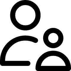 User Supervisor Account Icon from Core Line Set