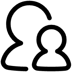 User Supervisor Account Icon from Plump Line Set