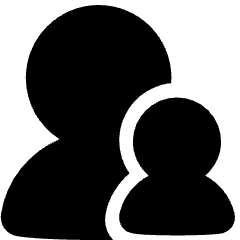 User Supervisor Account Icon from Plump Solid Set