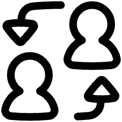 User Switch Account Icon from Plump Line Set