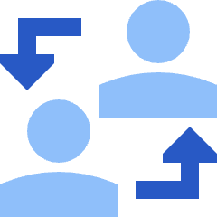 User Switch Account Icon from Sharp Flat Set