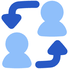 User Switch Account Icon from Plump Flat Set
