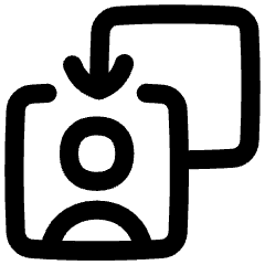 User Switch Account Icon from Flex Line Set