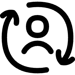 User Sync Online In Person Icon from Flex Line Set
