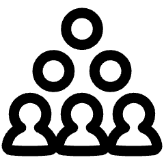 User Team Community Icon from Plump Line Set