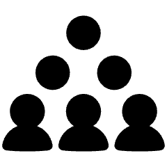 User Team Community Icon from Plump Solid Set