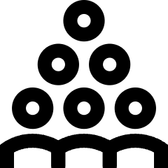 User Team Community Icon from Sharp Line Set
