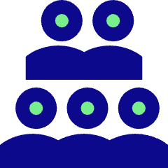 User Team Group Member Icon from Sharp Pop Set