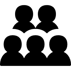 User Team Group Member Icon from Flex Solid Set
