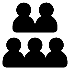 User Team Group Member Icon from Core Solid Set