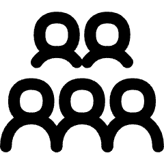 User Team Group Member Icon from Flex Line Set