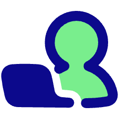 User Work Laptop Icon from Plump Pop Set