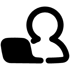 User Work Laptop Icon from Plump Remix Set