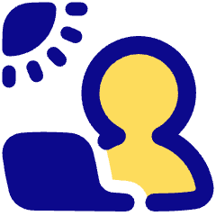 User Work Laptop Outdoor Icon from Plump Pop Set