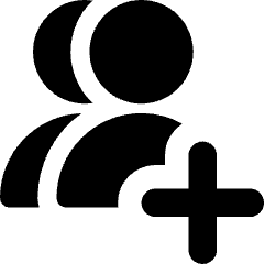Users Group Add Icon from Core Solid Set