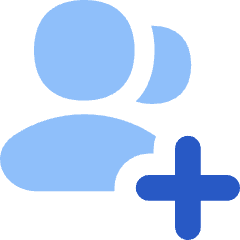 Users Group Add Icon from Flex Flat Set