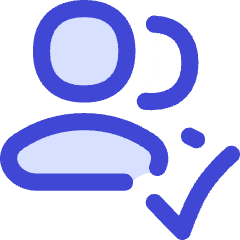 Users Group Check Icon from Flex Duo Set