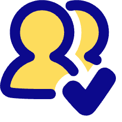Users Group Check Icon from Plump Pop Set