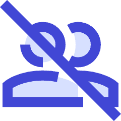 Users Group Off Icon from Sharp Duo Set