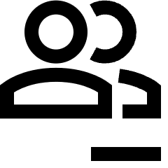 Users Group Remove Icon from Sharp Line Set