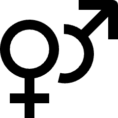 User Affection Hetero Icon from Nova Solid Set