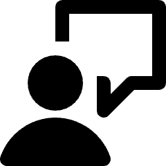 User Chat Icon from Nova Solid Set
