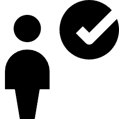 User Check Approve Icon from Nova Solid Set