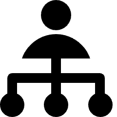 User Client Hierachy Icon from Nova Solid Set