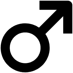 User Gender Male 1 Icon from Nova Solid Set