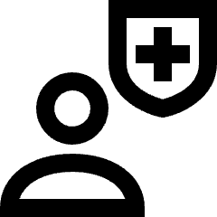 User Geometric Action Security Shield Icon from Nova Line Set