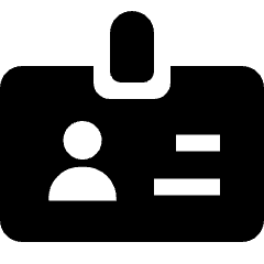 User Id Card 1 Icon from Nova Solid Set