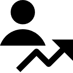 User Increase Icon from Nova Solid Set