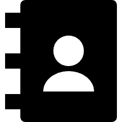 User Notebook Contract Icon from Nova Solid Set
