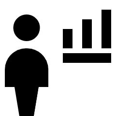 User Statistic Icon from Nova Solid Set