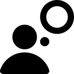 User Think Icon from Nova Solid Set
