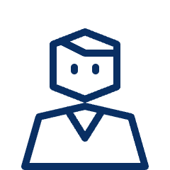 Person Icon from Cyber Line Set
