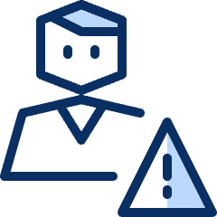 Person Alert Icon from Cyber Duotone Set