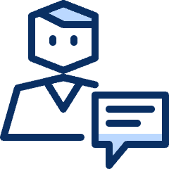 Person Chat Icon from Cyber Duotone Set