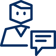 Person Chat Icon from Cyber Line Set