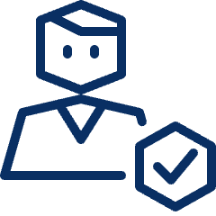 Person Check Icon from Cyber Line Set