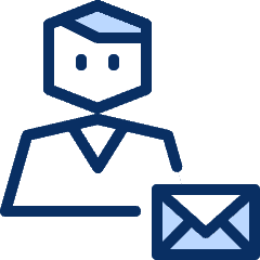 Person Email Icon from Cyber Duotone Set