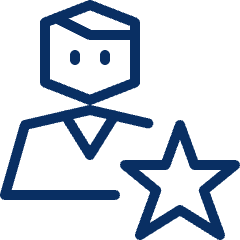 Person Favorite Star Icon from Cyber Line Set