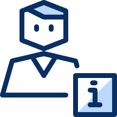 Person Info Icon from Cyber Duotone Set