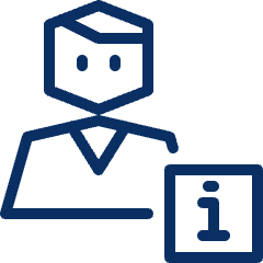 Person Info Icon from Cyber Line Set