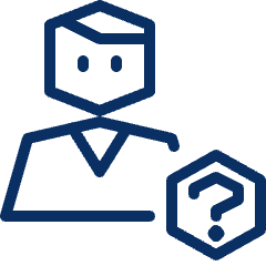 Person Question Icon from Cyber Line Set