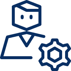 Person Setting Icon from Cyber Line Set