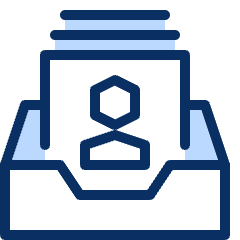 Account Files Icon from Cyber Duotone Set