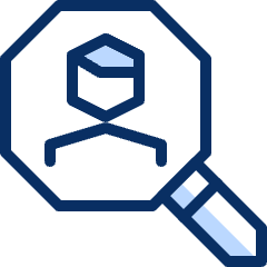 Account Find Icon from Cyber Duotone Set